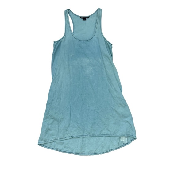 Armani Exchange Linen & Cotton Tie Dye Light Blue Dress Small - Picture 7 of 7